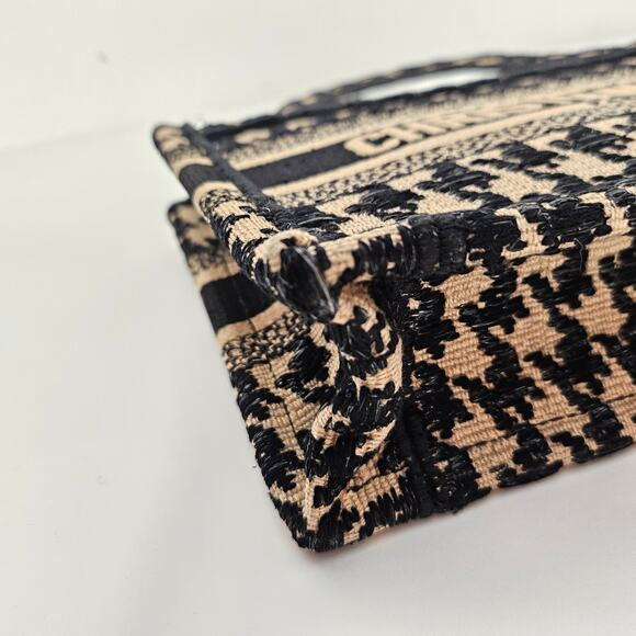 Christian Dior Mini Houndstooth Book Tote - Picture 7 of 9